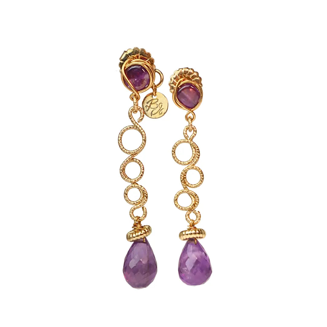 Purple Majesty Earring - Image #5