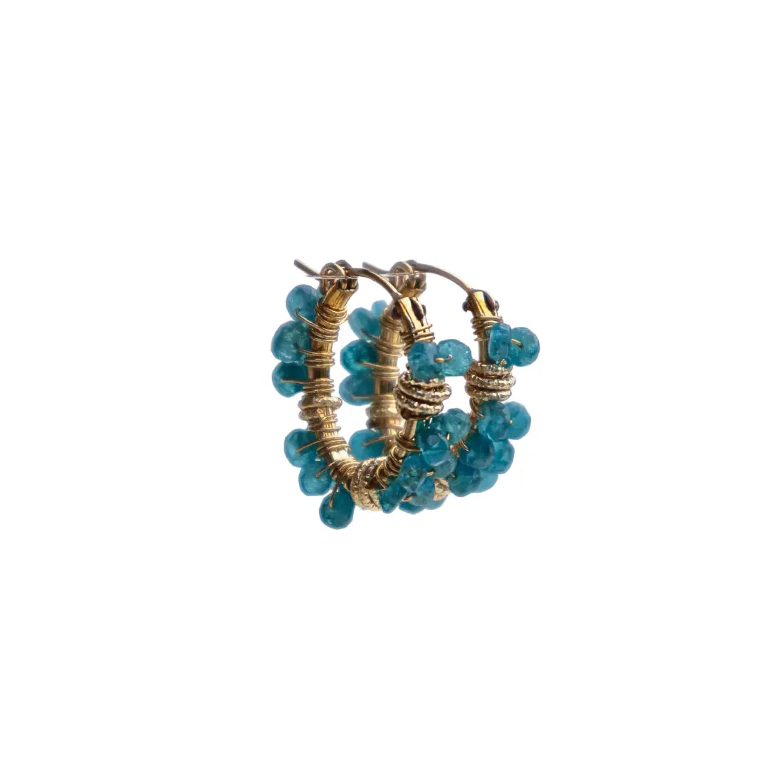 14/20 Gold Filled  Earring in Apatite - Image #1