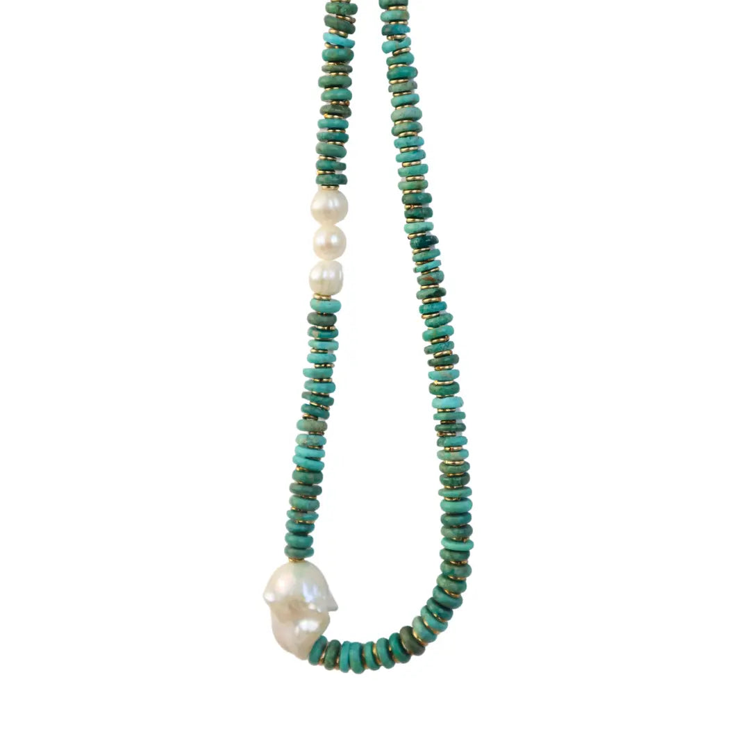 Kyra Turquoise Necklace - Image #6