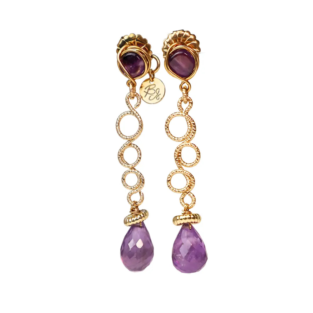 Purple Majesty Earring - Image #4