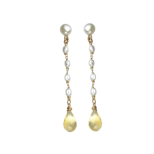 Lemon Glow Earrings - Image #1