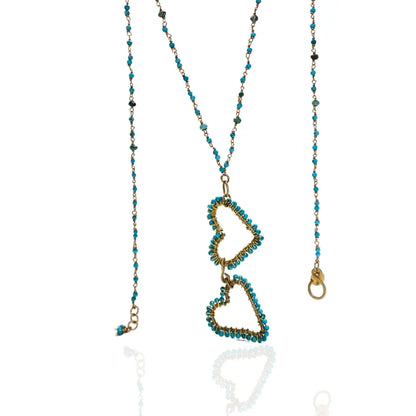 Heart Turquoise Necklace - Image #3