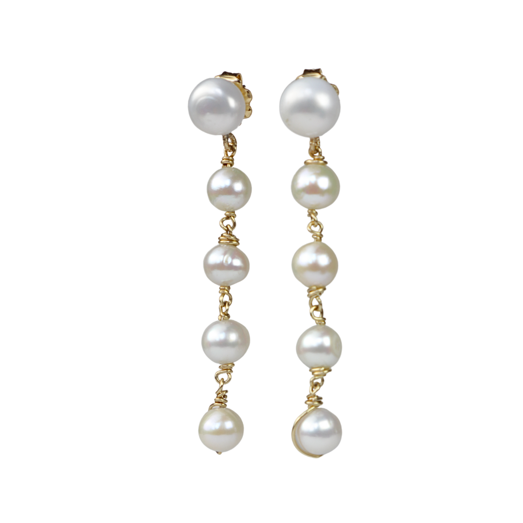 Cascade Pearl Elegance Earrings