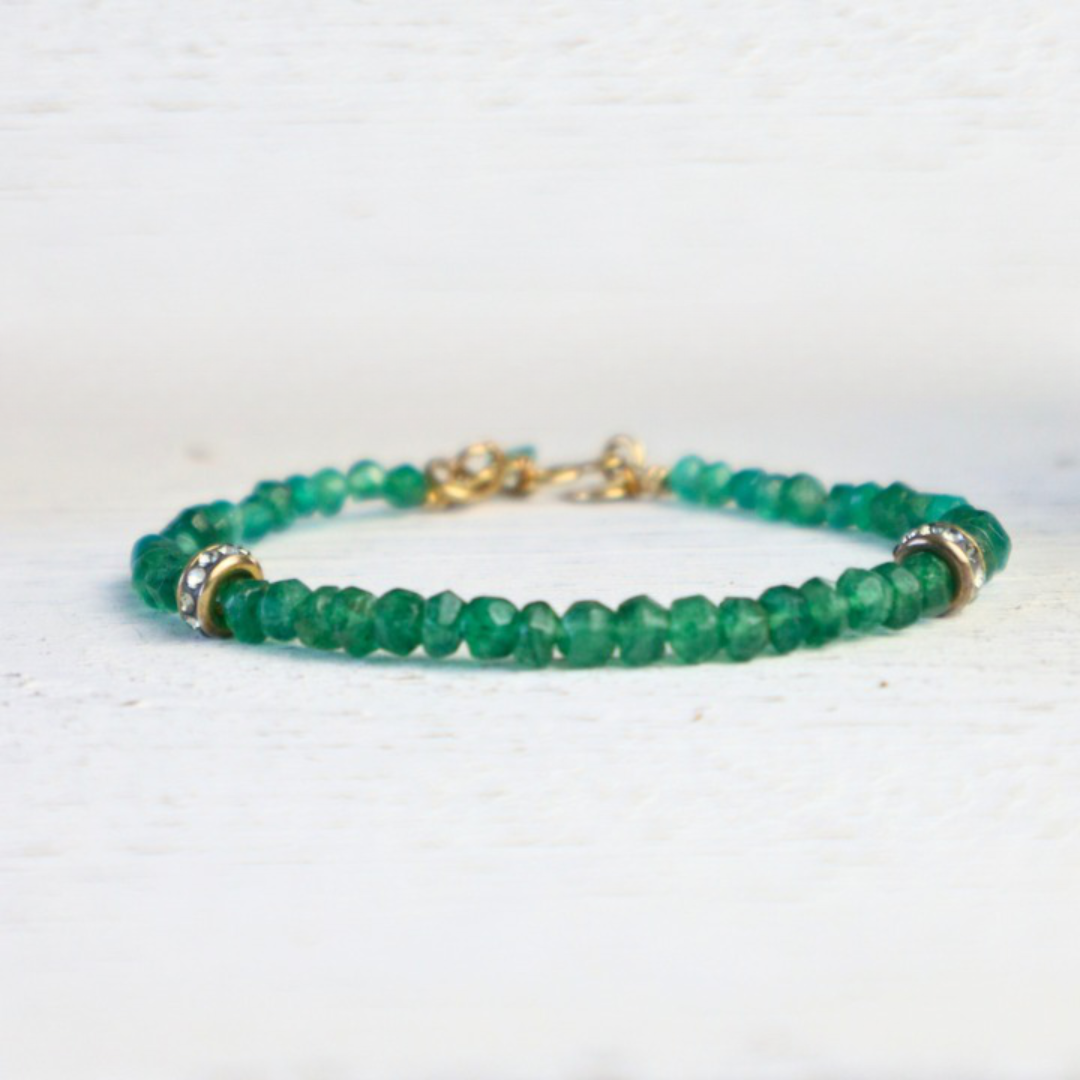 Green Onyx & Aventurine Bracelet