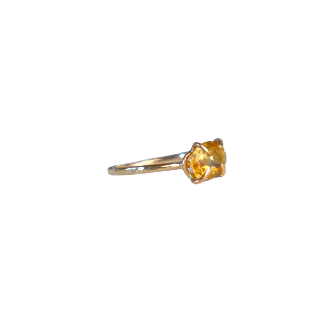 14K Yellow Gold Gems  Ring in Citrine - Image #3