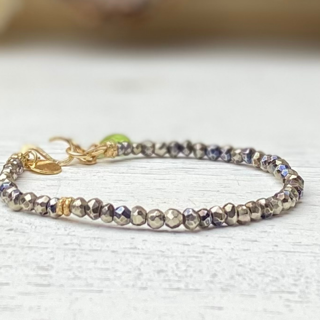 Oxidized Pyrite Bracelet - Image #2