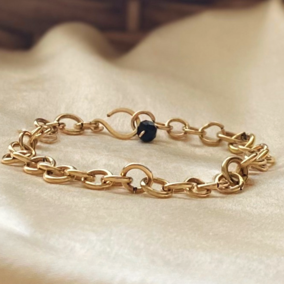 BraceletStones Bracelet  in  14kt  YELLOW GOLD-FILLED ROUND