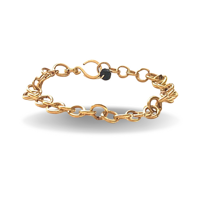 BraceletStones Bracelet  in  14kt  YELLOW GOLD-FILLED ROUND