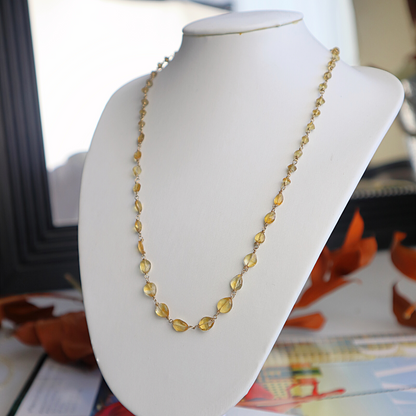 Citrine, Light to Medium Necklace