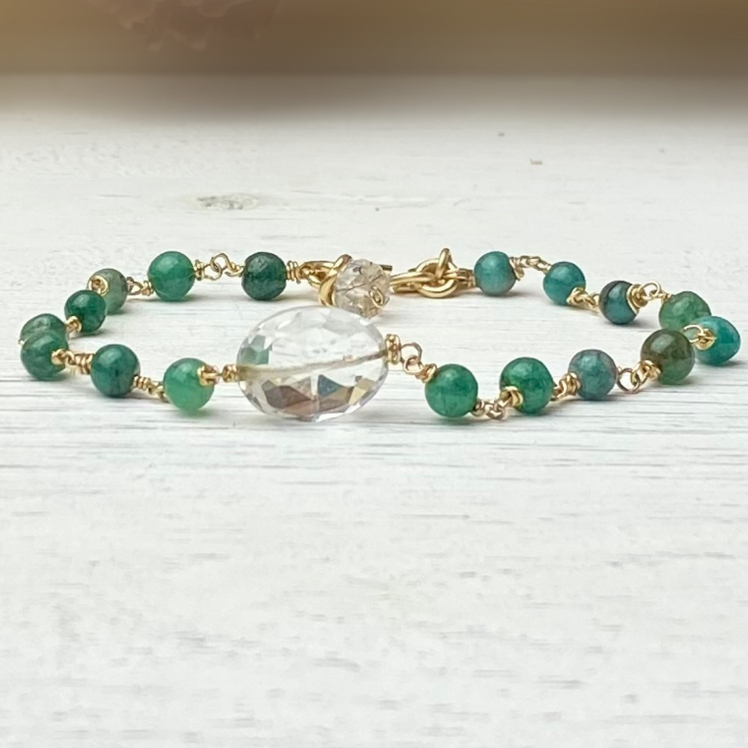 Green Agate Bracelet - Image #1