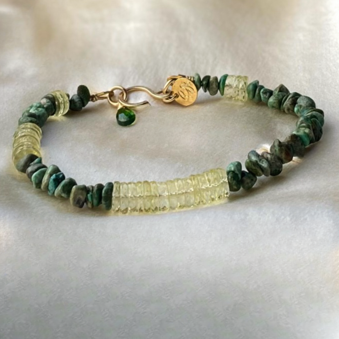 Turquoise & Citrine Bracelet