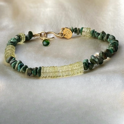 Turquoise & Citrine Bracelet