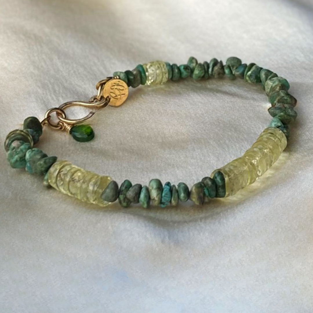 Turquoise & Citrine Bracelet