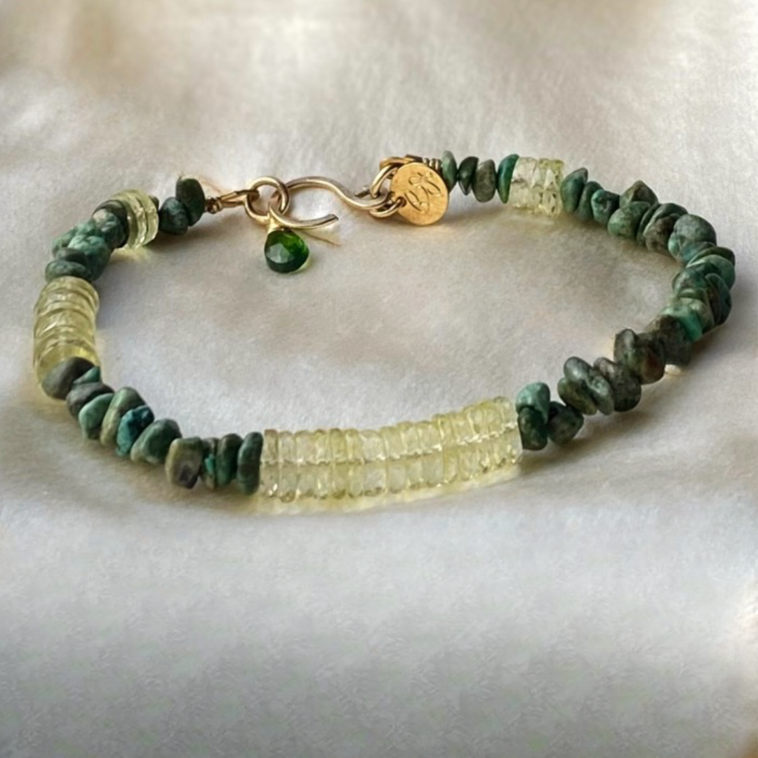 Turquoise & Citrine Bracelet